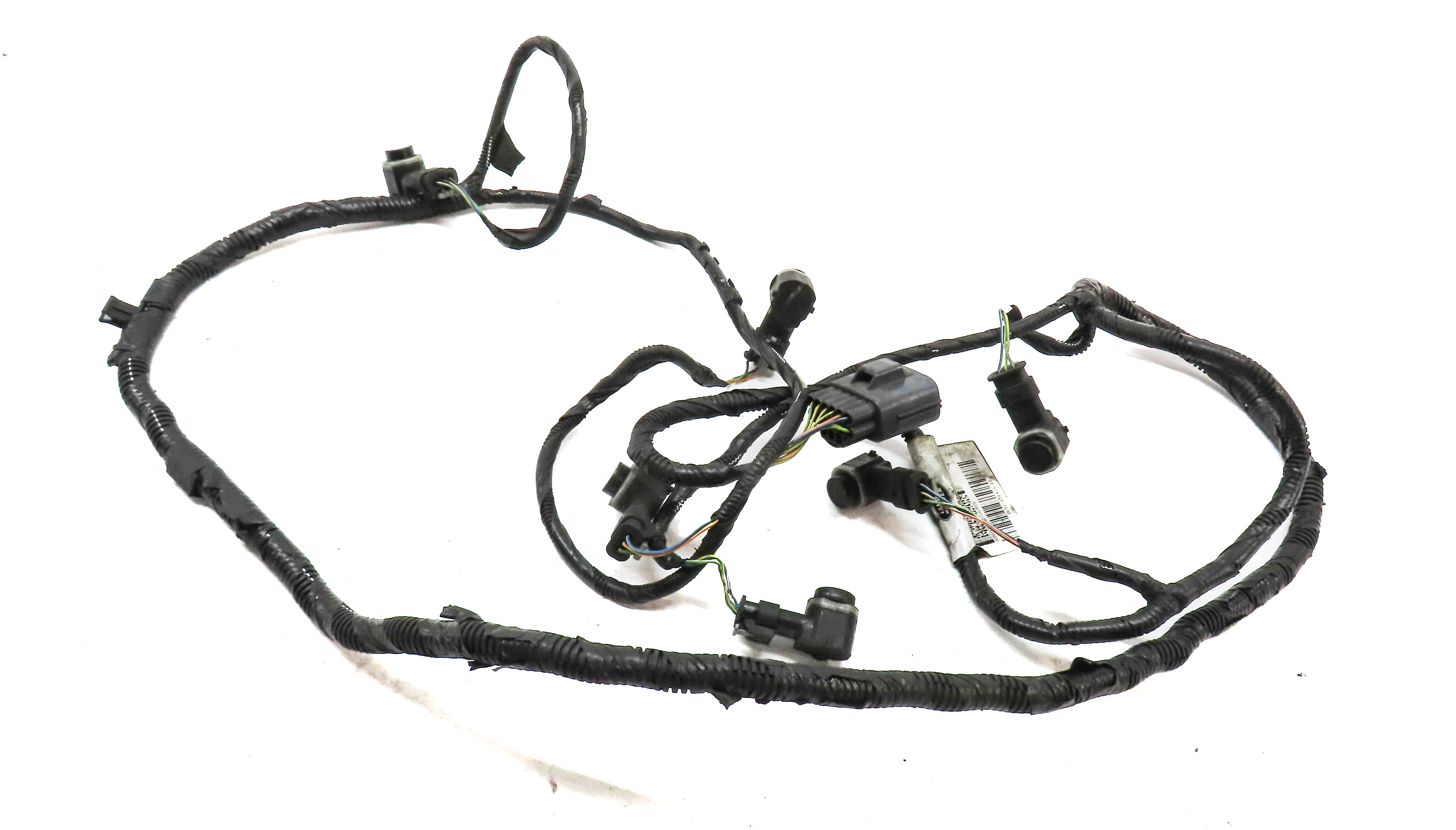 16 RANGE ROVER L405 REAR PARK ASSIST PDC DISTANCE CONTROL SENSOR SET/6 w/HARNESS — exact item pictured